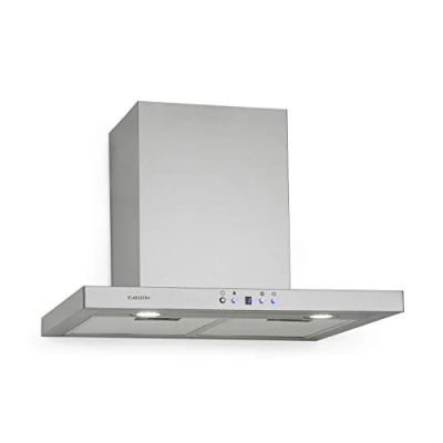 Immagine di Klarstein Limelight Cappa da Cucina Aspirante a Parete con 3 Velocità, Muro, 600 m3/h, Schermo Digitale, Luce LED per Piano Cottura, 64 dB, Larghezza 60 cm, Acciaio Inox Spazzolato