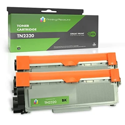 Immagine di Printing Pleasure TN2320 TN2310 Compatibile Brother TN 2320 2310 Cartucce di Toner per MFC L2700DW HL L2300D L2340DW L2720DW L2360DN L2365DW DCP L2520DW L2500D 2 Nero