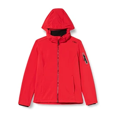 Immagine di CMP Giacca In Softshell Da Donna Con Cappuccio Removibile, Antracite Deep Lake, M
