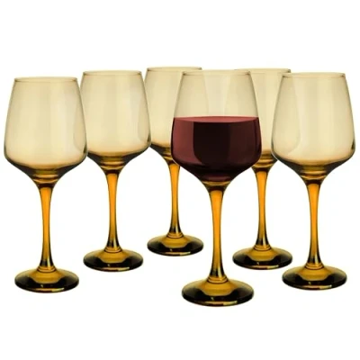 Immagine di Glasmark Krosno Set di 6 bicchieri da vino rosso, 0,3 l, per bianco, calici, lavabili in lavastoviglie, x 360 ml