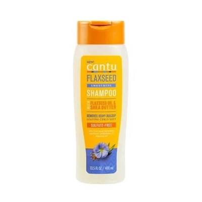 Immagine di CANTU Shampoo levigante ai semi di lino con olio e burro karité 13,5 oz 399,2 ml (confezione da 1)