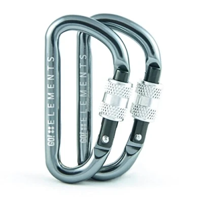 Immagine di GO!elements Mini Moschettone Micro 6 con tappo a vite, confezione da 2 o 6, Color:STORM