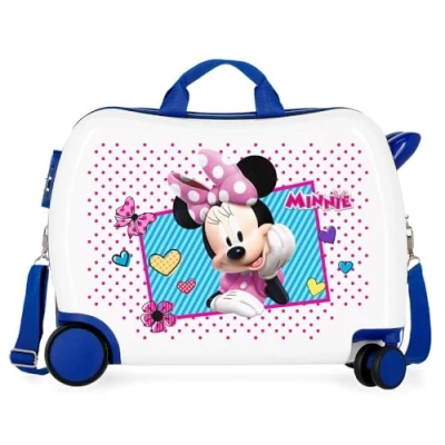 Immagine di Disney Enjoy Minnie Icon Valigia per bambini Azzurro 50x38x20 cms Rigida ABS Chiusura a combinazione numerica 34L 2,3Kgs 4 Ruote Bagaglio mano