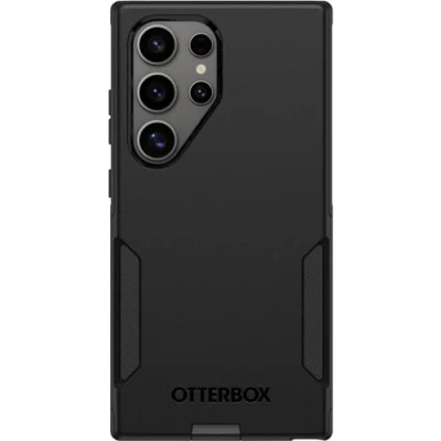 Immagine di OtterBox Custodia per Samsung Galaxy S24 Ultra Commuter Series NERA, sottile e resistente, tascabile, con protezione delle porte