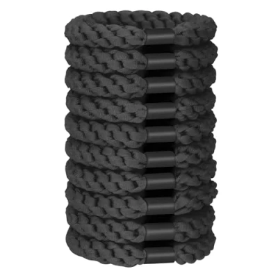 Immagine di JessLab Set 10 Elastici Capelli, Morbidi e Senza Danni Perfetti per Donne Ideali Code di Cavallo Fasce Elastiche Accessorio Ragazze Signore, Nero