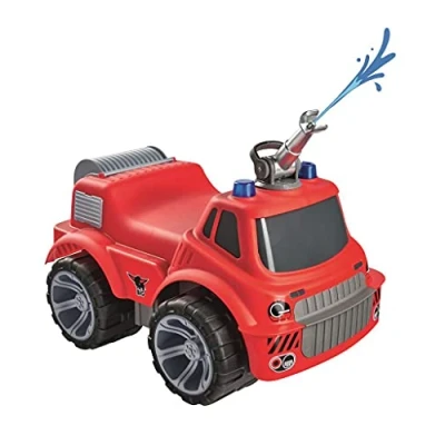 Immagine di BIG Power Worker Maxi Firetruck Grande Giocattolo per Auto con Getto d&#039;Acqua, Pneumatici in Materiale Morbido Rosso, Bambini dai 2 Anni Colore, 800055815