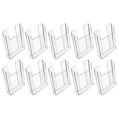 Immagine di HMF 46842 Espositore da parete in acrilico, 10 pezzi, DIN A5 verticale, trasparente