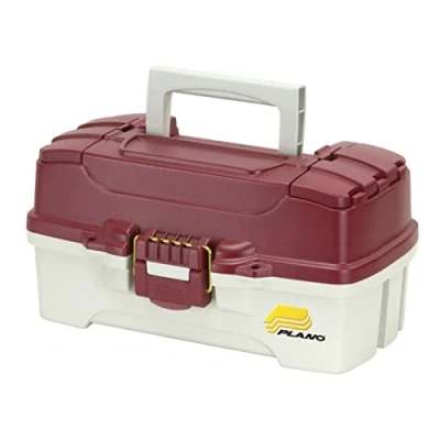 Immagine di Plano One Tray Tackle per attrezzi da pesca, portatile, cassetta degli attrezzi, piccole parti, vassoi rimovibili, articoli la le perline