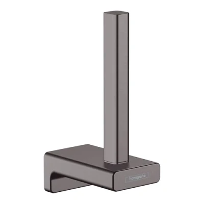 Immagine di hansgrohe AddStoris Porta rotolo di riserva, cromo nero satinato, 41756340
