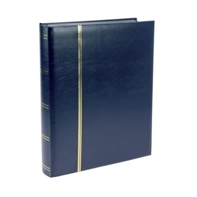 Immagine di Safe 154 4 Classificatore francobolli con 60 Pagine Nere Album Raccoglitore 230 x 305 mm per Linee Dorate in Rilievo sulla Copertina e sul Dorso