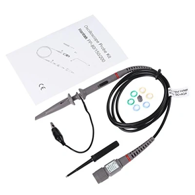 Immagine di Xinrub Sonda per Oscilloscopio,Oscilloscope Probe Kit PP 150 100MHz X1 / X10 Basso Rumore Multimetro Oscilloscopi Diagnostici Automotive
