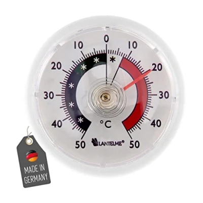 Immagine di Lantelme Termometro per frigorifero stanza fredda frigoriferi congelatori bancone refrigerato congelatore rotondo attaccare 2456