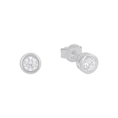 Immagine di s.Oliver Orecchini a Perno da Donna in Argento 925, con Zirconi Sintetici, 0.6 cm, Argento, Forniti Confezione Regalo per Gioielli, 9079094,