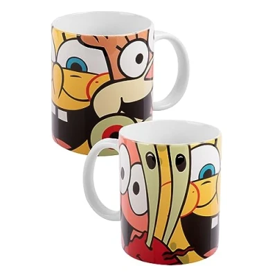 Immagine di Spongebob Allover 320 ML Tazza per bambini, Taglia: One Size, Mehrfarbig