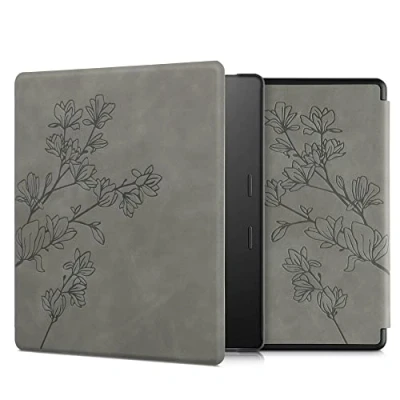 Immagine di kwmobile Custodia eReader Compatibile con Amazon Kindle Oasis 10. Generation Cover eBook Reader Flip Case Magnetica Pelle PU Magnolie