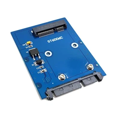Immagine di Chenyang, Adattatore per hard disk PCBA, HDD, Tipo sottile mini, da PCI E mSATA SSD a SATA 3.0 22 pin 6,3 cm
