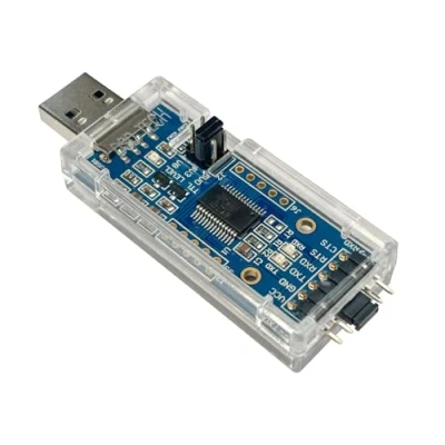 Immagine di DSD TECH SH U09C2 Adattatore da USB a TTL integrato FTDI FT232RL IC per il debug e la programmazione