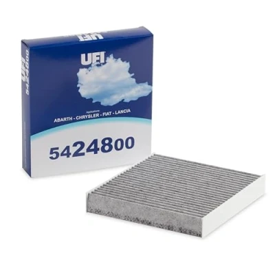 Immagine di UFI Filters, Filtro Abitacolo ai Carboni Attivi 54.248.00, per Ricambio, Adatto a Auto, Applicabile su Diversi Modelli Abarth, Chrysler, Fiat e Lancia