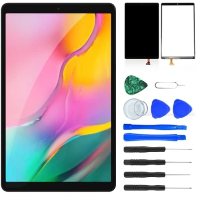 Immagine di NB+ Schermo di ricambio per Samsung Galaxy Tab A 10.1 SM T515 T510 Touch Screen Digitizer adesivo preinstallato nero (non display LCD)