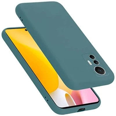 Immagine di Cadorabo Custodia compatibile con Xiaomi 12 LITE in LIQUID VERDE Coperchio protettivo silicone TPU flessibile