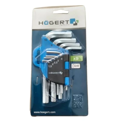 Immagine di Hogert Technik HT1W806 Serie di cacciaviti ad angolo 1.5, 2.0, 2.5, 3.0, 4.0, 5.0, 6.0, 8.0, 10.0 9