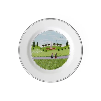 Immagine di Villeroy &amp; Boch Design Naif Piatto per Pane Cacciatore, Porcellana, 17 cm