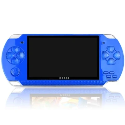 Immagine di Console Portatile, 4,3 Pollici 10000 Giochi Classici Videogiochi Portatili TF Card Espansione Retrogaming Console, MP3 MP4 Batteria Ricaricabile Giochi, Retro per Bambini Adulti
