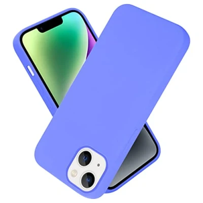 Immagine di Cadorabo Custodia compatibile con Apple iPhone 14 in LIQUID LILA CHIARO Coperchio protettivo silicone TPU flessibile
