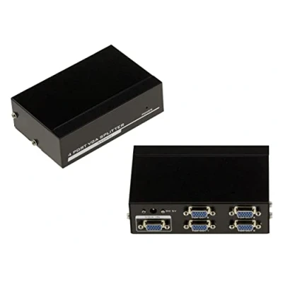 Immagine di KALEA INFORMATIQUE Splitter Video VGA di Tipo Che duplica in Modo identico 1 Sorgente Ingresso su 4 uscite simultanee. Larghezza Banda 350 MHz