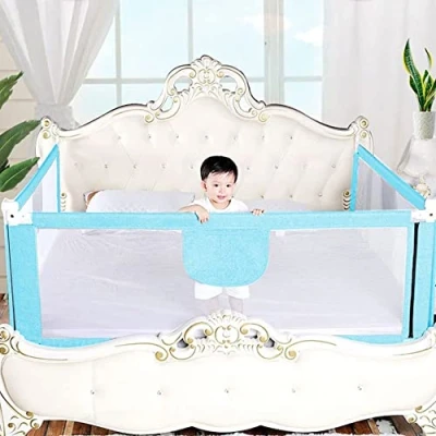 Immagine di LANTUS Barriera Per Letto Bambini Con Serratura di Sicurezza Regolabile 180CM Sponda Da Rails Matrimoniale E Singolo