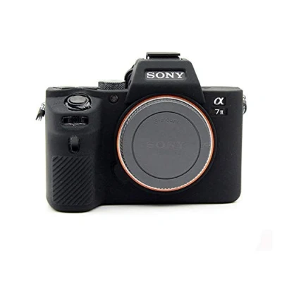Immagine di kinokoo Custodia in silicone per fotocamera compatibile con Sony A7 II / ILCE 7M2/A7M2/α7 (nero), Nero , II, Beauty Case