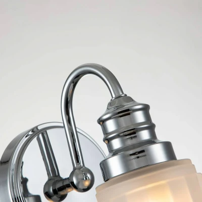 Immagine di QUOIZEL Applique Swell IP44, a 1 luce, cromo lucido