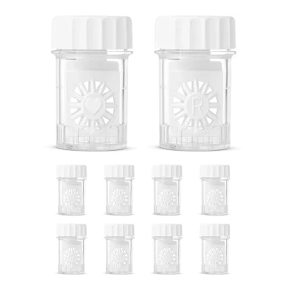 Immagine di Sports Vision&#039;s Contenitore per lenti a contatto, 10 pezzi, con marchio CE e approvato dalla FDA, bianco, Stück (1er Pack), moderno