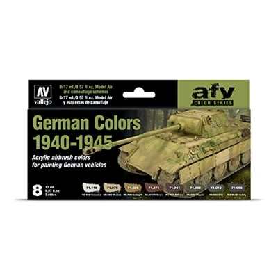 Immagine di Acrylicos Vallejo Model Air Set di Colori Acrilici per Aerografo, Multicolore