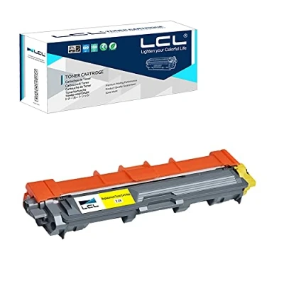 Immagine di LCL Cartucce di Toner Compatibile TN 241 245 TN245 TN241 TN245Y TN241Y 2200 Pagine (1 Giallo) Sostituzione per Brother DCP 9015CDW 9017CDW 9020CDW 9022CDW HL 3140CW 3142CW 3150CDN