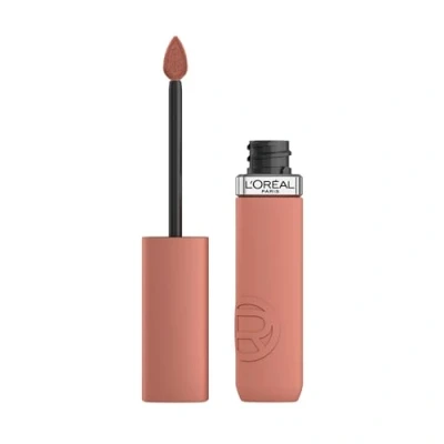 Immagine di L&#039;Oréal Paris Rossetto Liquido, Colore Intenso, Formula Matte a Lunga Durata, Resistente alle Sbavature, No transfer, Con Acido Ialuronico, Infaillible Resistance, Tonalità: Worth It 601