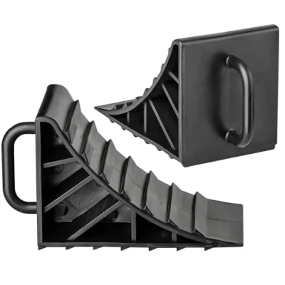 Immagine di 2 x cunei con manico, 15 10 cm, dei freni, rimorchi, auto, roulotte, plastica