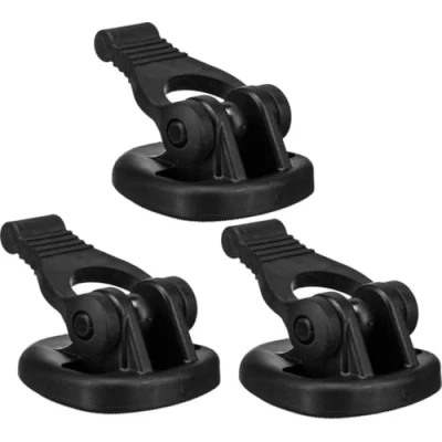 Immagine di Manfrotto 565 Kit di 3 Piedini in Gomma con Doppio Puntale per Treppiede Video, Nero