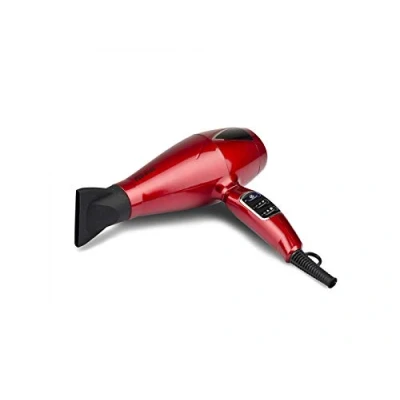 Immagine di Girmi PH60 Asciugacapelli Professionale, 2100 W, Motore AC, Diffusore, 2 Velocità, 3 Temperature, Rosso