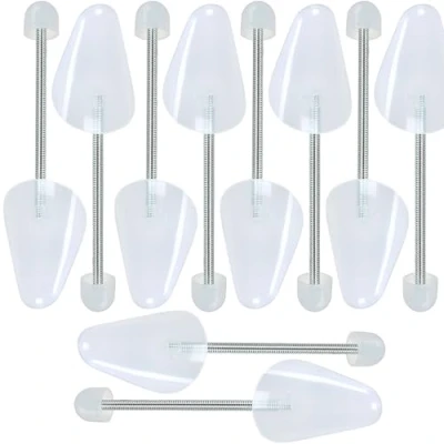 Immagine di Incutex 5 paia di tendiscarpe adatti per taglie EU 35/36/37/38, forme scarpe in plastica donna sneakers, mocassini, stiletto, loafers, ballerine, trasparenti