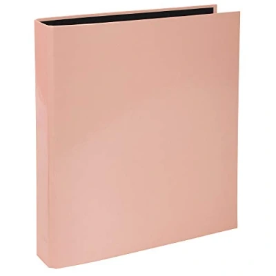 Immagine di Exacompta 54567E 1 Raccoglitore Foderato Cartoncino Lucido Aquarel 2 Anelli a D 25 mm Dorso 40 F.to e sterno 30x31.5 cm per A4 Maxi Colore Corallo