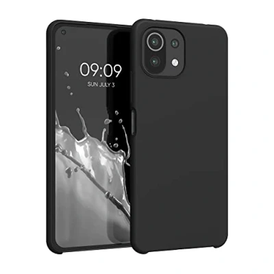 Immagine di kwmobile Cover per Xiaomi 11 Lite (5G) NE/Mi Custodia Back Case Smartphone in Silicone TPU Protezione Gommata nero