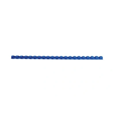 Immagine di GBC Dorsi in plastica CombBind, DIN A4, 6 mm, blu, 1 confezione, contenuto della confezione: 100 pezzi