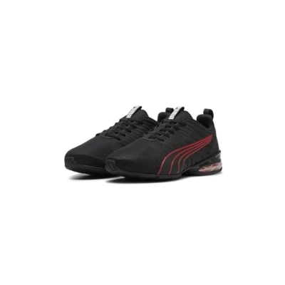 Immagine di Puma Voltaic EVO Light Scarpe da allenamento, Uomo, Taglia: 40.5, Black/for all time red Tessuto / sintetico