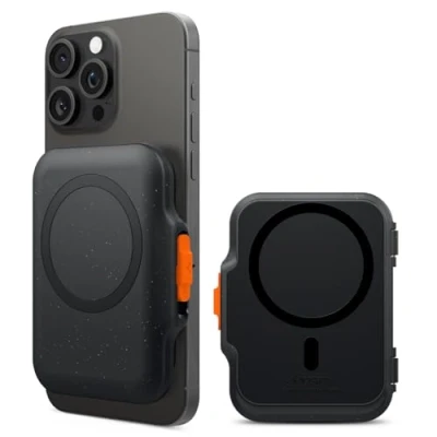 Immagine di Spigen TinTap MagFit+ Portafoglio (5 carte) MagSafe Wallet Magnetico Portacarte Compatibile con iPhone 16/15/14/13/12 Modelle, Accessori Nero