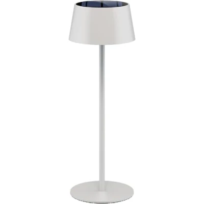 Immagine di goobay Lampada da tavolo a LED energia solare/dimmerabile, con controllo touch/lampada senza fili, per interni ed esterni, IP44, 150 lm e 3000 K, bianco caldo, USB C, / 73929
