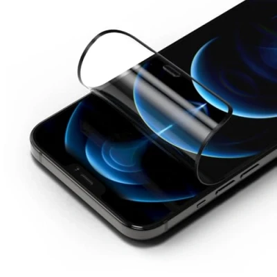 Immagine di RhinoShield Transparent Impact Screen Protector Pro Compatible with [iPhone 12/12 Pro] Superior Protection, Scratch Resistance, Static free, Blue Light Resistant, Installation Tool Included