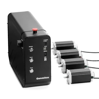 Immagine di Genmitsu DM542 Driver CNC Control Controller Box con 4 motori passo Nema 23 112 mm, kit di aggiornamento per router PROVerXL 4030 V1 fresatura macchina incidere
