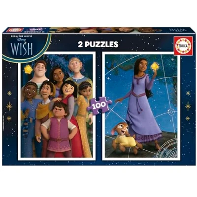 Immagine di Educa Set di 2 puzzle per bambini con 100 pezzi e personaggi Wish. Dimensioni: 40 x 28 cm. Consigliato a partire dai 6 anni (19742)