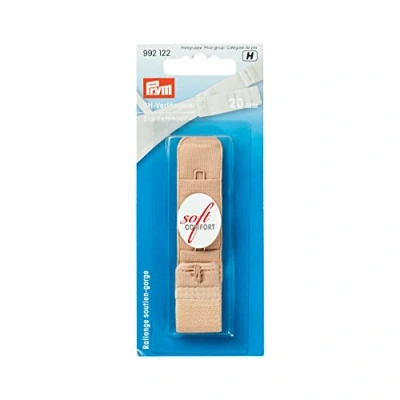 Immagine di Prym Bra Extender Hooks, Cotone, Flesh, 14 x 6.7 0.5 cm
